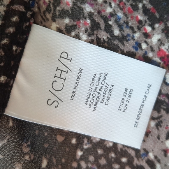 Cabi black Paris sheer button up blouse 3249 small - Picture 7 of 11